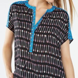 BCBG Max Azria Ayanna Cupid Stripe Print Arrows